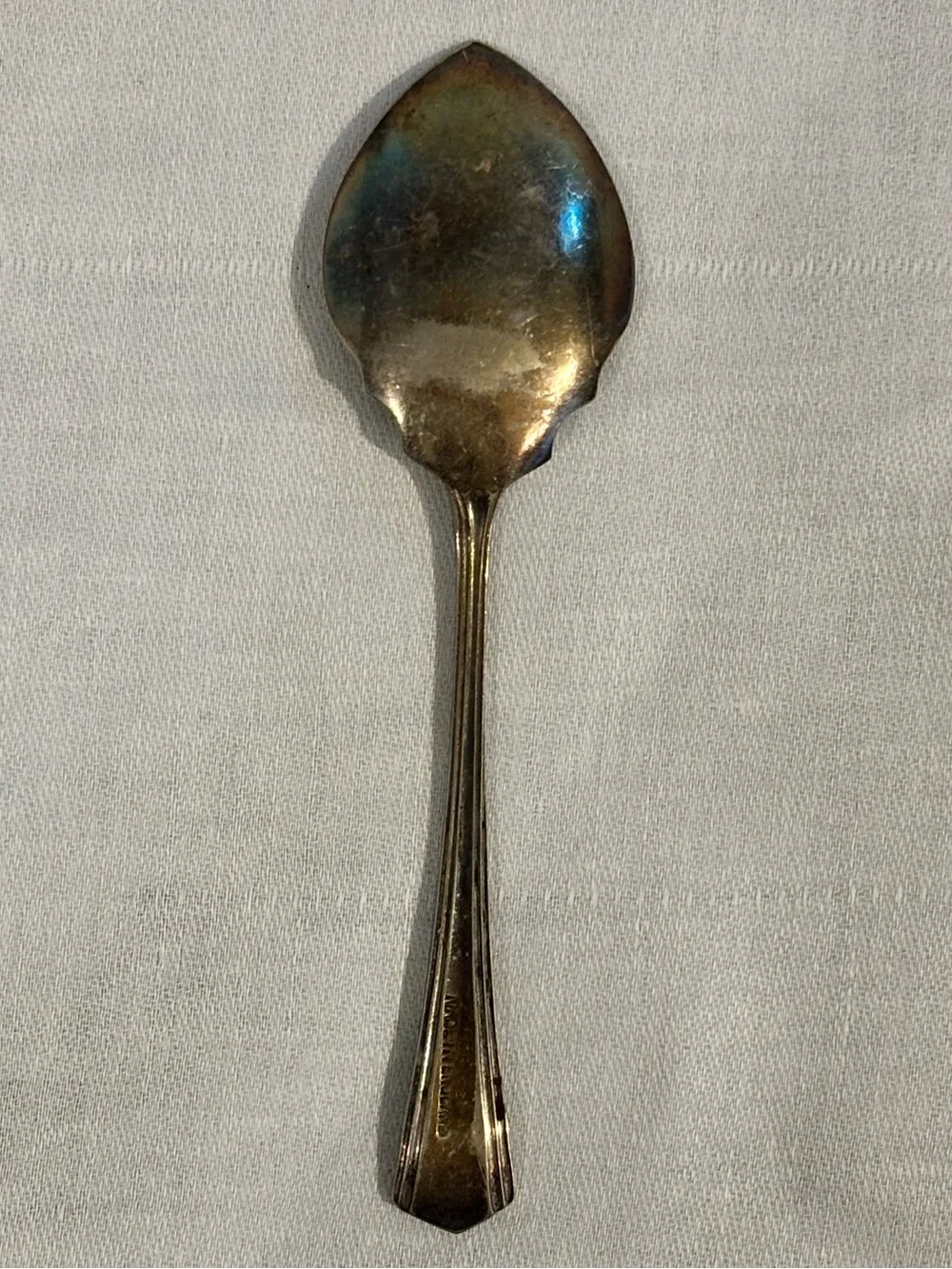 Vintage Silverplate Sugar Shell Spoon 4.5
